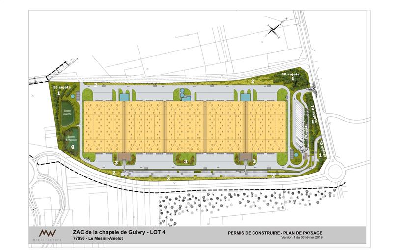 Location d'entrepôt de 62 619 m² à Le Mesnil-Amelot - 77990 plan - 1