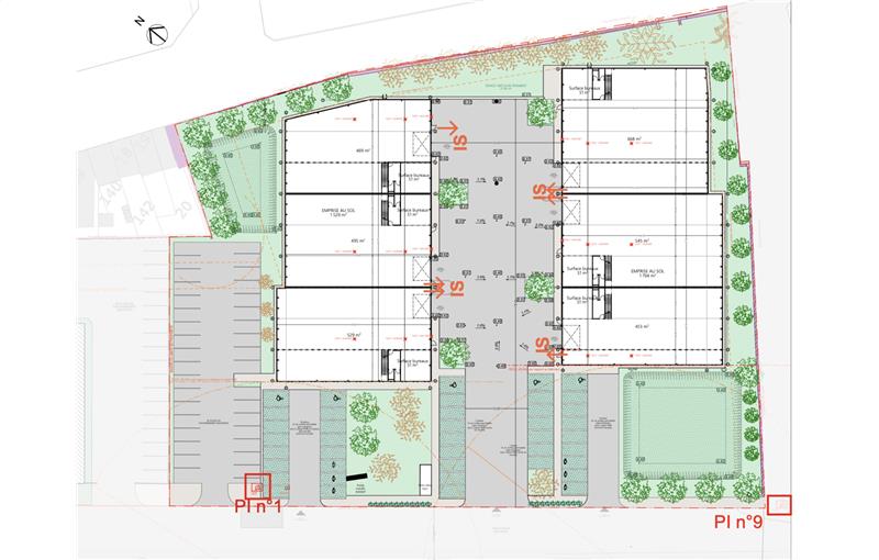 Location d'entrepôt de 3 465 m² à Le Petit-Quevilly - 76140 plan - 1