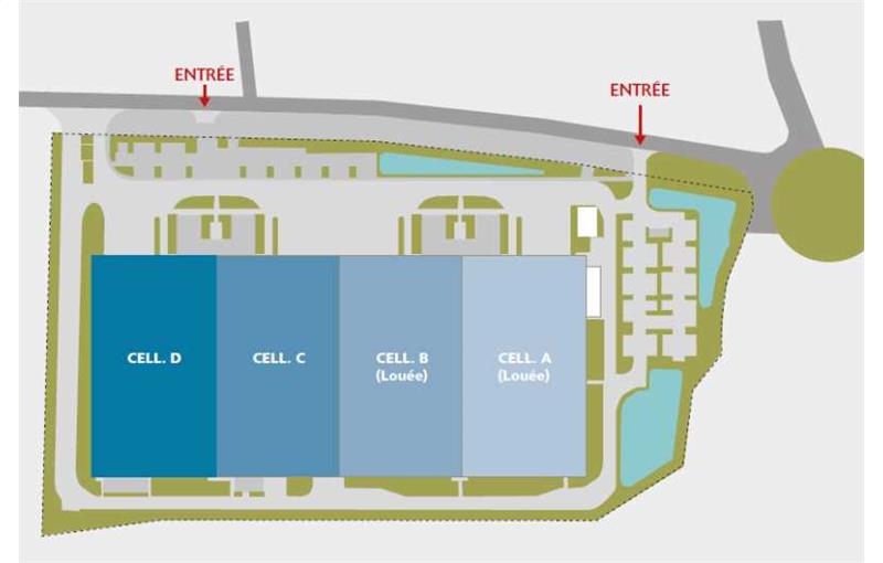 Location d'entrepôt de 12 631 m² à Le Thillay - 95500 plan - 1