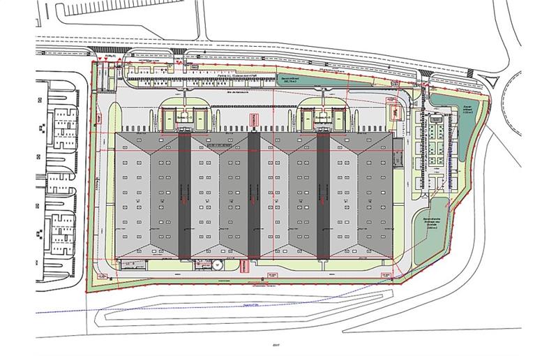 Location d'entrepôt de 12 633 m² à Le Thillay - 95500 plan - 1