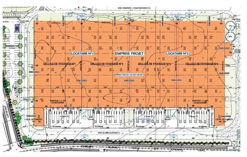 Location d'entrepôt de 22 152 m² à Leers - 59115 plan - 1