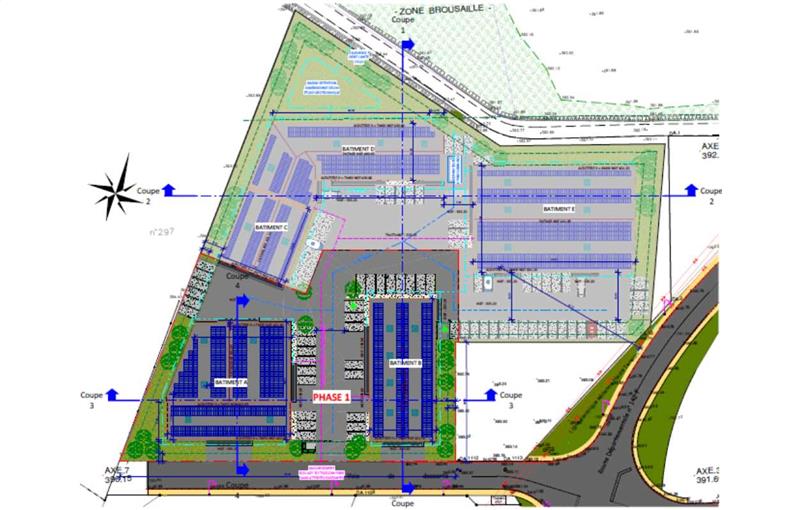 Location d'entrepôt de 1 728 m² à Les Abrets - 38490 plan - 1