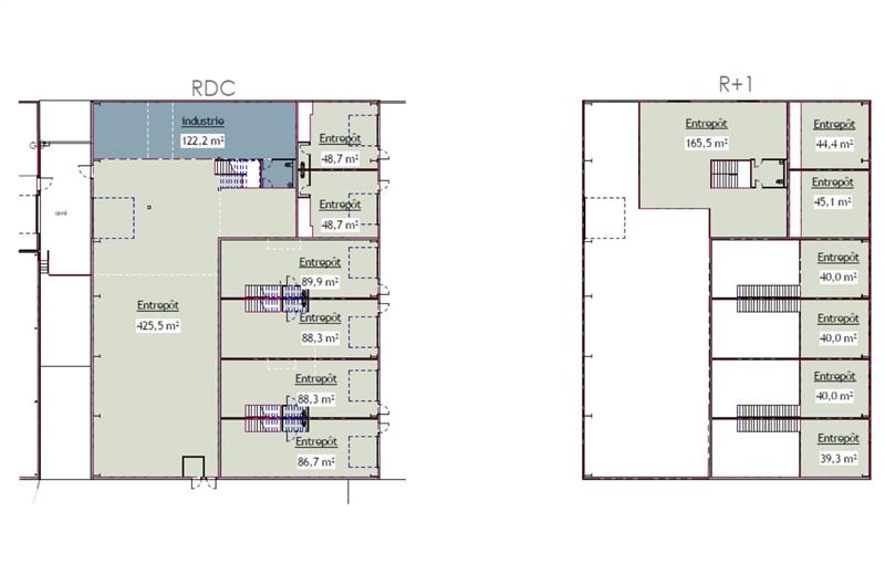 Location d'entrepôt de 130 m² à Les Clayes-sous-Bois - 78340 plan - 1