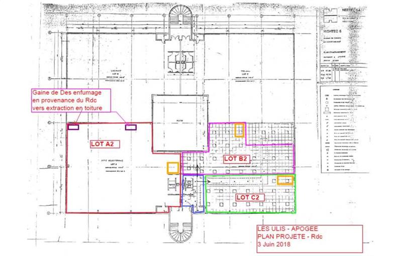 Location d'entrepôt de 644 m² à Les Ulis - 91940 plan - 1