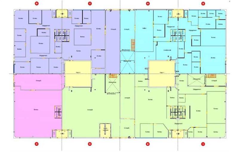 Location d'entrepôt de 910 m² à Les Ulis - 91940 plan - 1