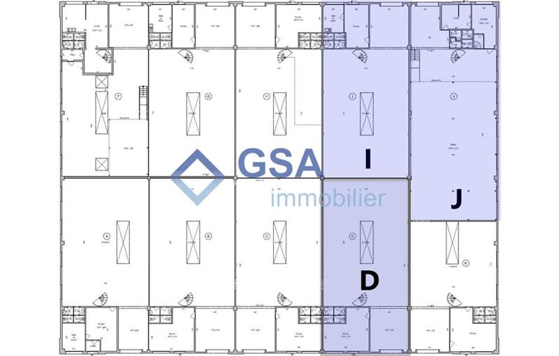 Location d'entrepôt de 782 m² à Les Ulis - 91940 plan - 1