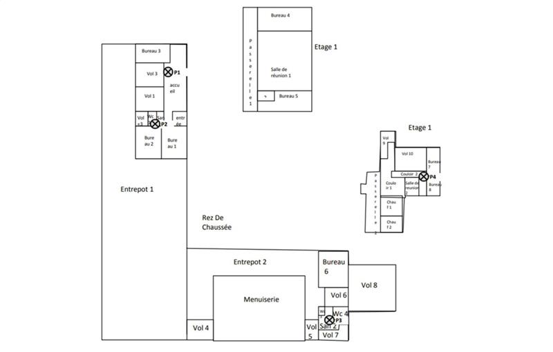 Location d'entrepôt de 1 970 m² à Lesquin - 59810 plan - 1