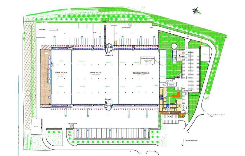 Location d'entrepôt de 22 280 m² à Lillers - 62190 plan - 1