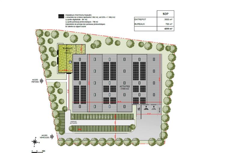 Location d'entrepôt de 4 151 m² à Limeil-Brévannes - 94450 plan - 1