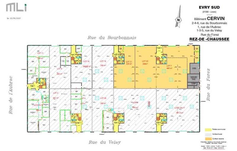 Location d'entrepôt de 1 561 m² à Lisses - 91090 plan - 1