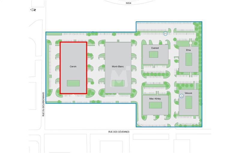 Location d'entrepôt de 1 561 m² à Lisses - 91090 plan - 1