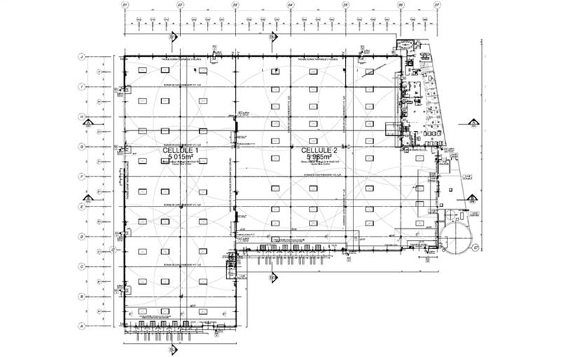 Location d'entrepôt de 13 096 m² à Lognes - 77185 plan - 1