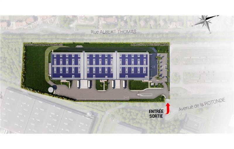 Location d'entrepôt de 9 703 m² à Lomme - 59160 plan - 1