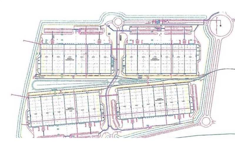 Location d'entrepôt de 55 538 m² à Longueil-Sainte-Marie - 60126 plan - 1