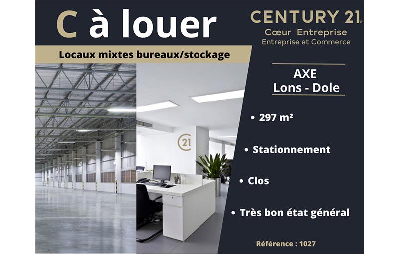 Location d'entrepôt de 297 m² à Lons-le-Saunier - 39000 photo - 1