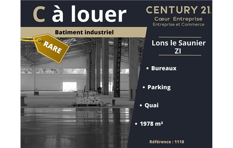 Location d'entrepôt de 1 978 m² à Lons-le-Saunier - 39000 photo - 1