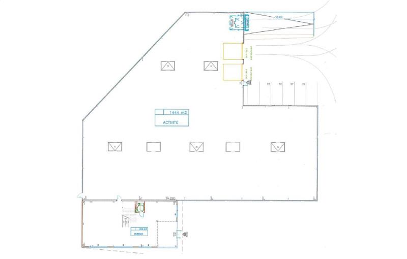 Location d'entrepôt de 1 798 m² à Louvres - 95380 plan - 1