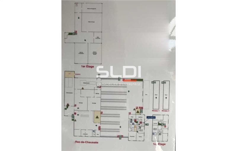 Location d'entrepôt de 4 600 m² à Lozanne - 69380 plan - 1