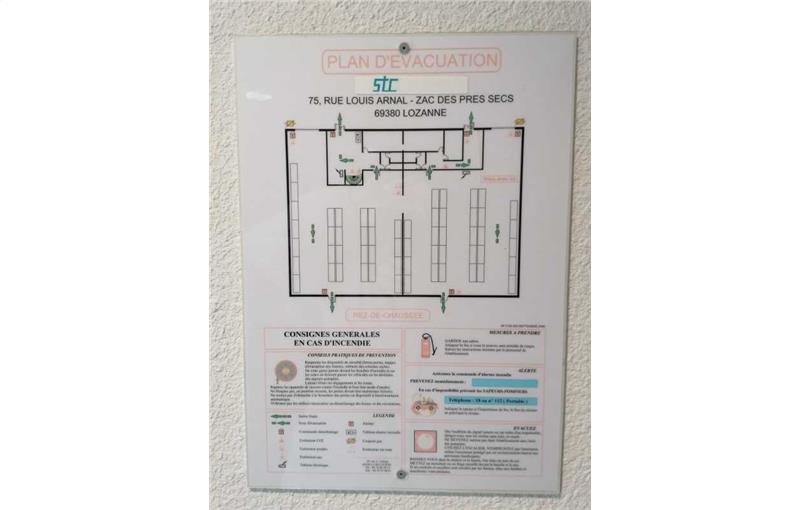 Location d'entrepôt de 438 m² à Lozanne - 69380 plan - 1