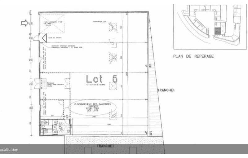 Location d'entrepôt de 364 m² à Lyon 7 - 69007 plan - 1