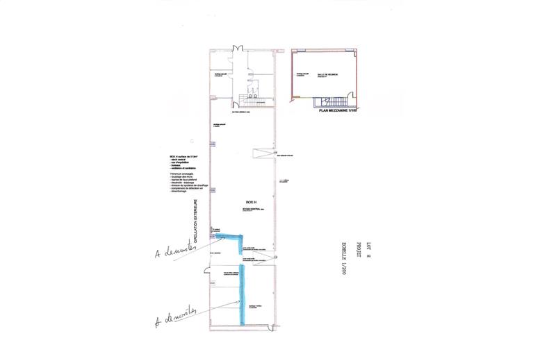 Location d'entrepôt de 523 m² à Lyon 8 - 69008 plan - 1