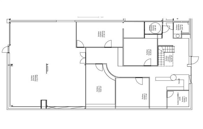 Location d'entrepôt de 542 m² à Magny-les-Hameaux - 78114 plan - 1