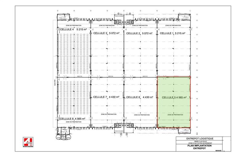 Location d'entrepôt de 9 806 m² à Marly-la-Ville - 95670 plan - 1