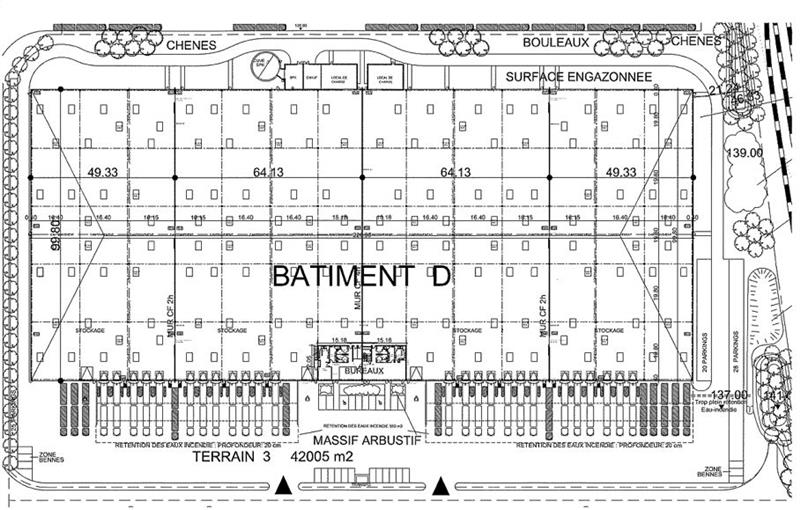 Location d'entrepôt de 11 841 m² à Marly-la-Ville - 95670 plan - 1