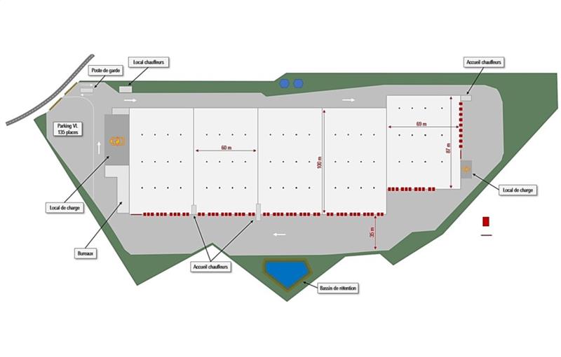 Location d'entrepôt de 32 863 m² à Marly-la-Ville - 95670 plan - 1