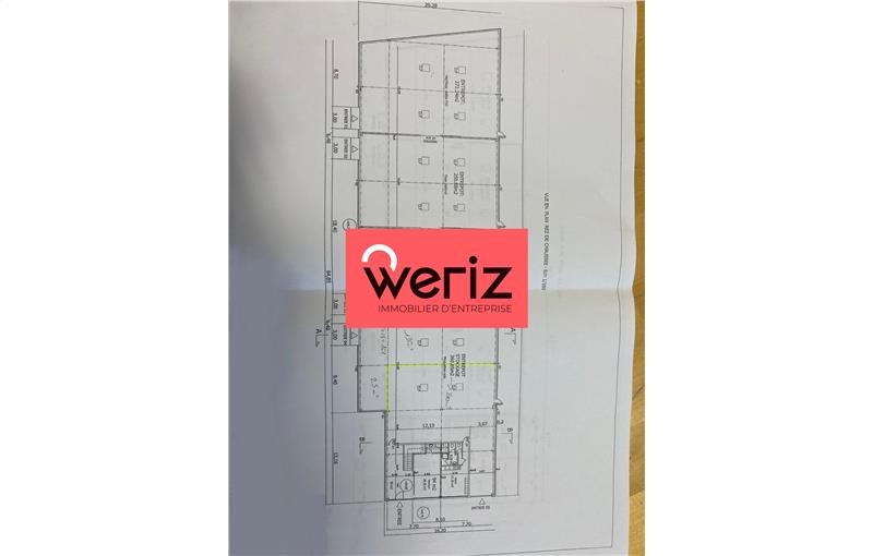 Location d'entrepôt de 162 m² à Marseille 11 - 13011 plan - 1