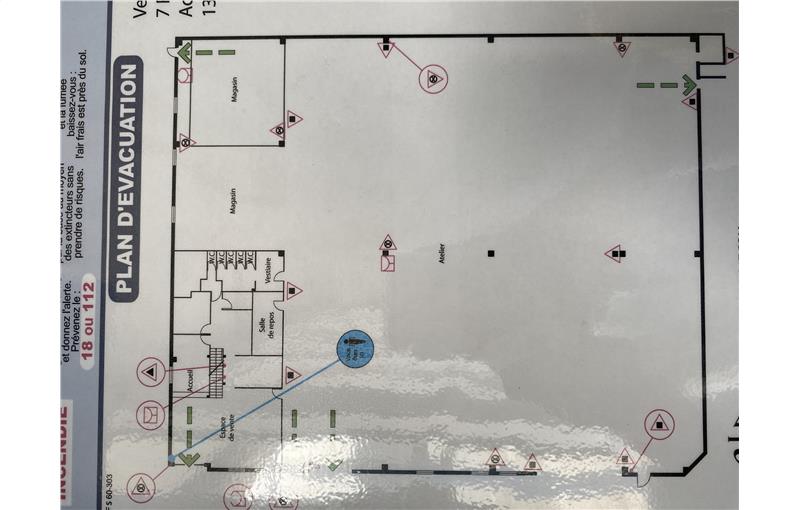 Location d'entrepôt de 2 400 m² à Marseille 12 - 13012 plan - 1