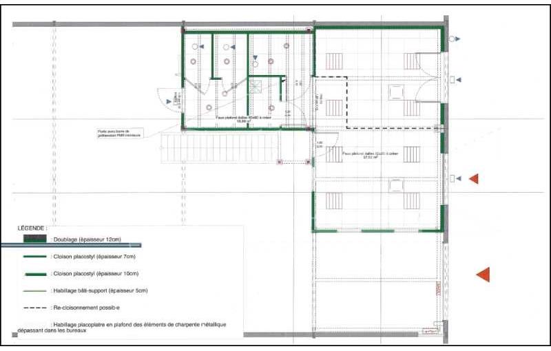 Location d'entrepôt de 487 m² à Marseille 15 - 13015 plan - 1