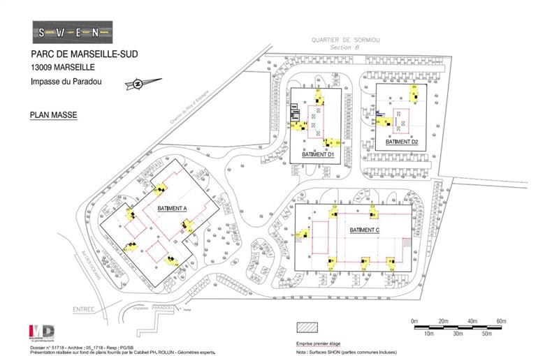 Location d'entrepôt de 2 054 m² à Marseille 9 - 13009 plan - 1