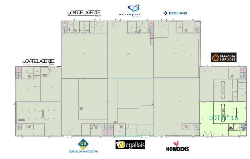 Location d'entrepôt de 887 m² à Massy - 91300 plan - 1