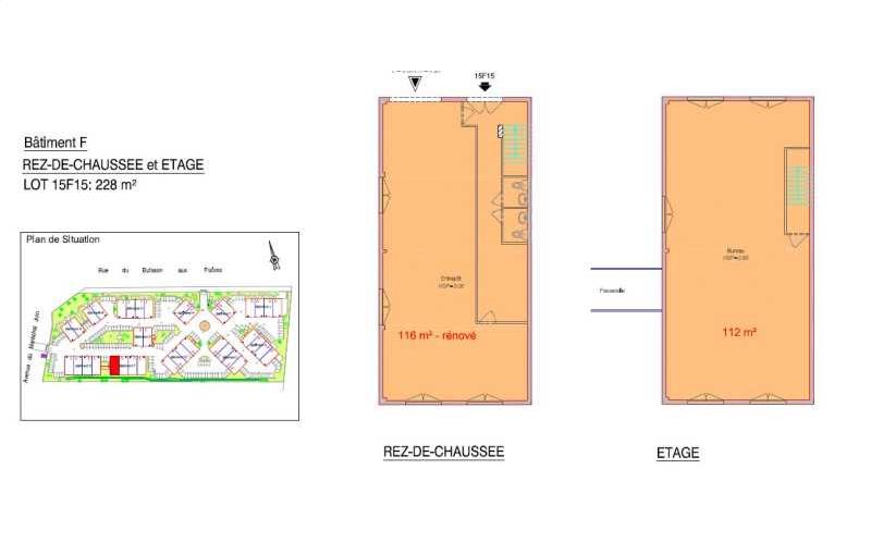 Location d'entrepôt de 912 m² à Massy - 91300 plan - 1