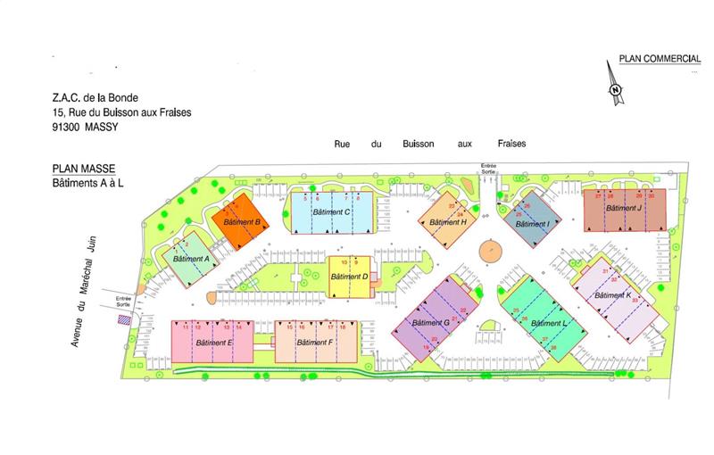 Location d'entrepôt de 684 m² à Massy - 91300 plan - 1