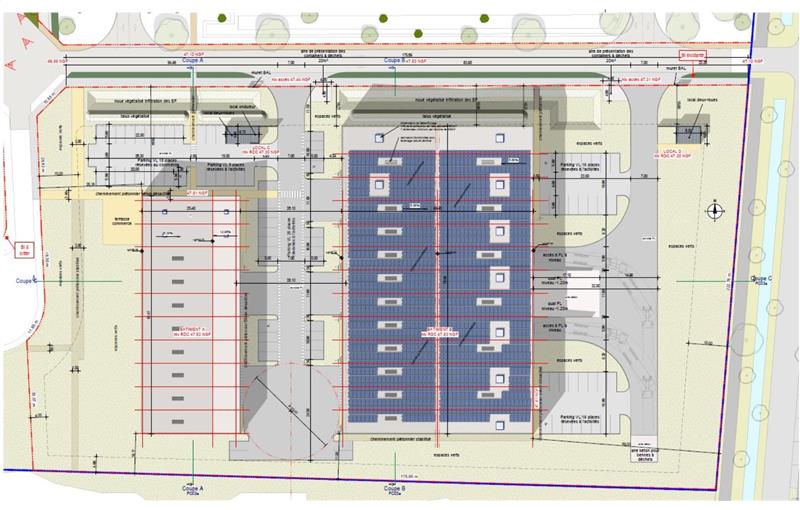 Location d'entrepôt de 3 778 m² à Mérignac - 33700 plan - 1