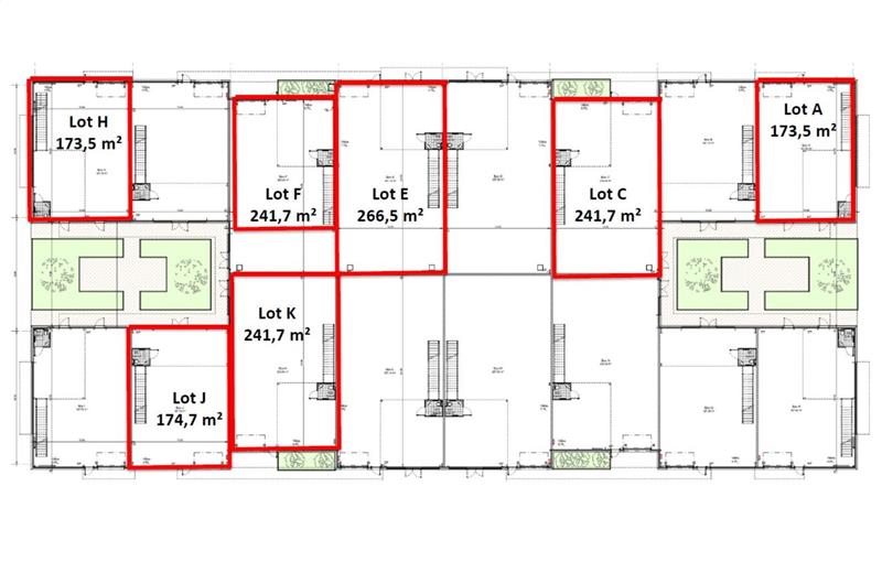 Location d'entrepôt de 218 m² à Mérignac - 33700 plan - 1