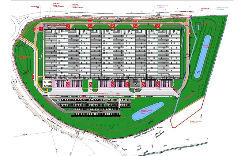 Location d'entrepôt de 40 000 m² à Méru - 60110 plan - 1