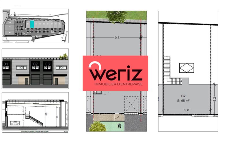 Location d'entrepôt de 249 m² à Meyreuil - 13590 plan - 1