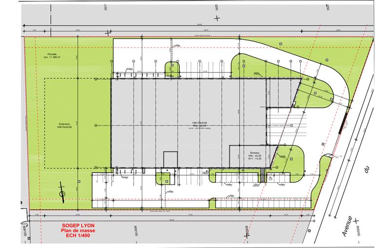 Location d'entrepôt de 3 327 m² à Meyzieu - 69330 plan - 1