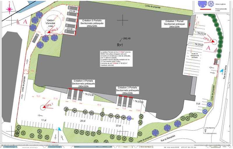 Location d'entrepôt de 10 768 m² à Miribel - 01700 plan - 1