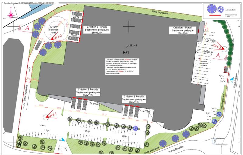 Location d'entrepôt de 10 750 m² à Miribel - 01700 plan - 1