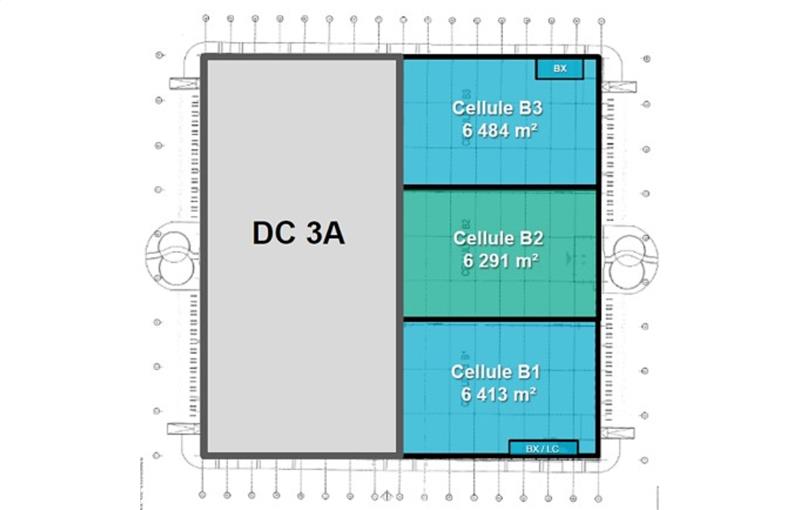 Location d'entrepôt de 20 422 m² à Moissy-Cramayel - 77550 plan - 1