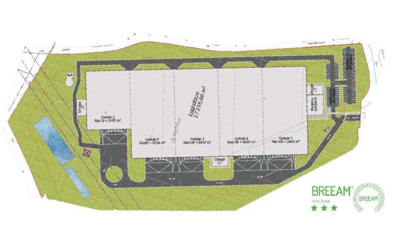 Location d'entrepôt de 28 700 m² à Montabon - 72500 plan - 1