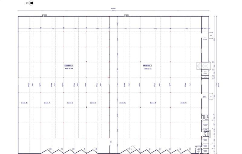 Location d'entrepôt de 5 800 m² à Montauban - 82000 plan - 1