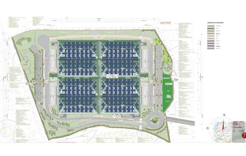 Location d'entrepôt de 50 679 m² à Montchanin - 71210 plan - 1