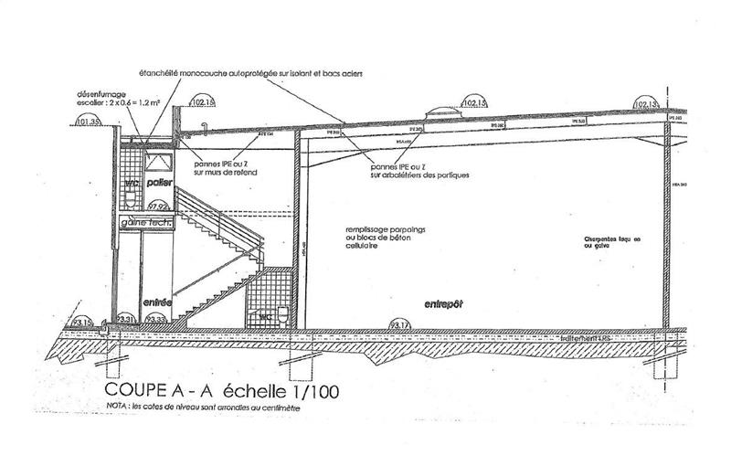 Location d'entrepôt de 537 m² à Montlhéry - 91310 plan - 1