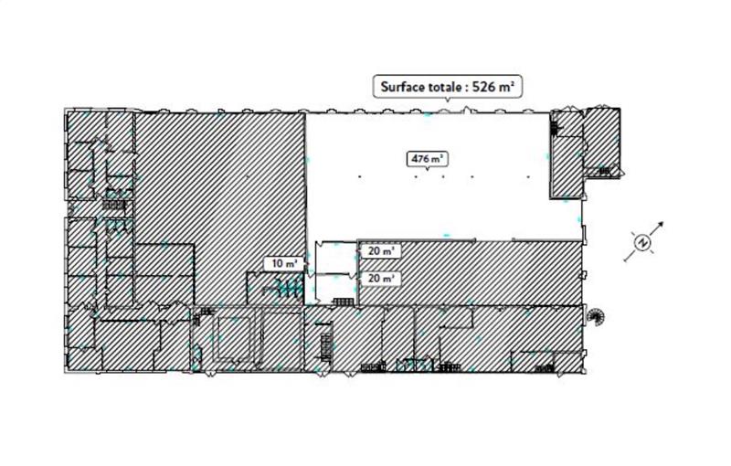 Location d'entrepôt de 1 106 m² à Montmagny - 95360 plan - 1