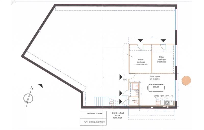 Location d'entrepôt de 359 m² à Montussan - 33450 plan - 1